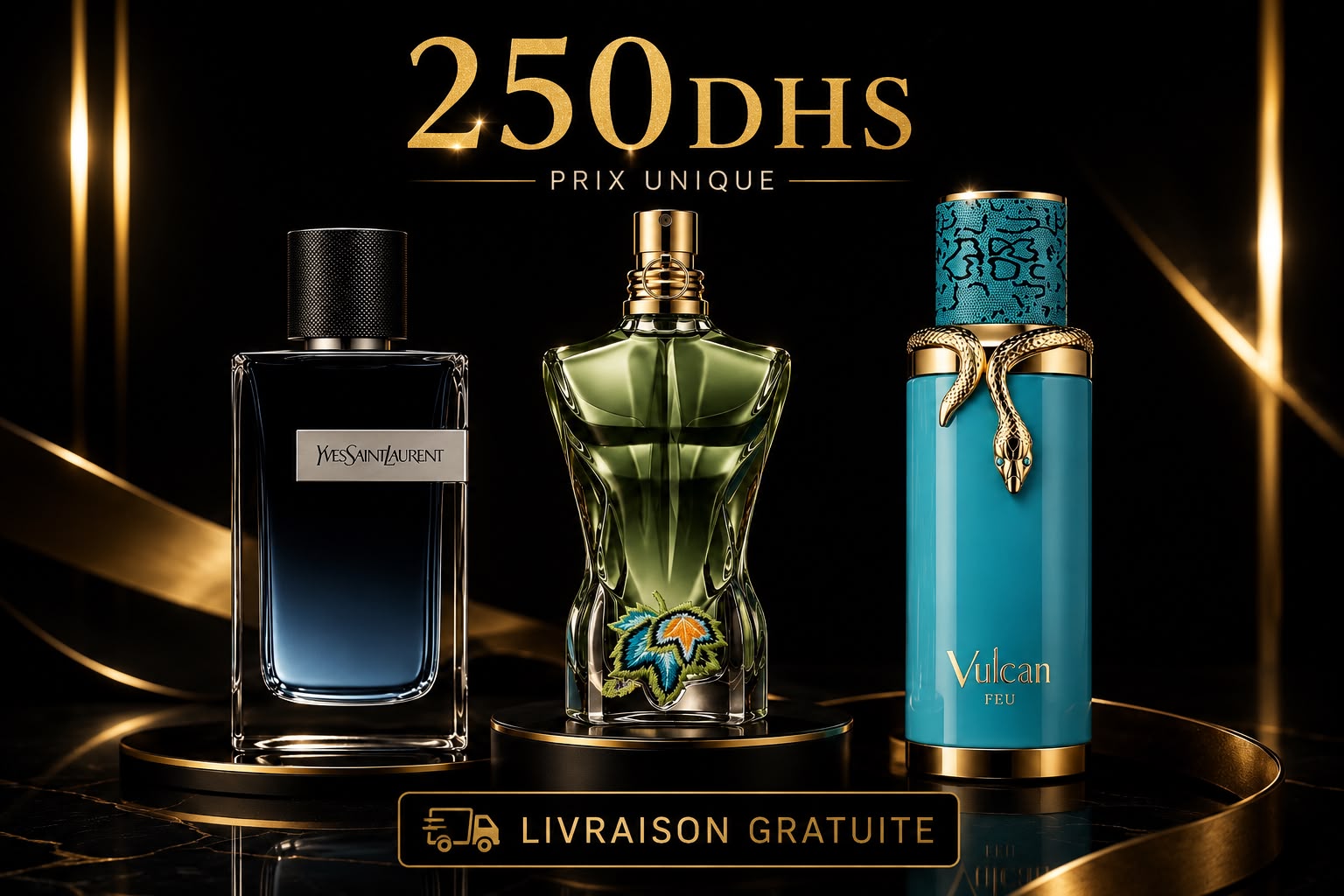Y EDP + PARADISE GARDEN + VULCAN FEU